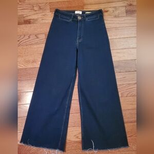 Maeve Dark Blue Flare Jeans
